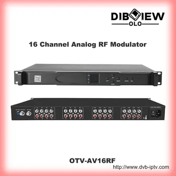 OTV-AV16RF Echipamente Headend 16 Canale de Intrare AV RCA Combiner CATV Analogic Rf Modulator