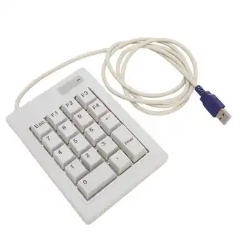 18 Taste Mecanice Tastatura Numerică cu Fir Mini Numpad Extended Keyboard Layout Comutatorul de Acțiune pentru Casierie Birou Contabil de Bancă