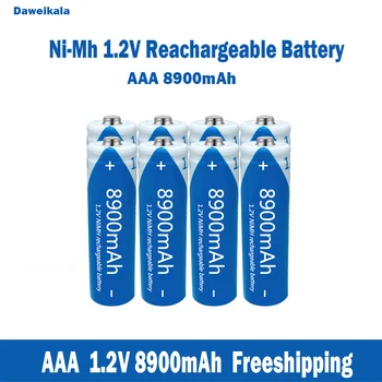 En-gros de nichel hidrogen AAA 1.2 V baterii reîncărcabile, de mare capacitate 8900mAh KTV microfoane și jucărie baterii