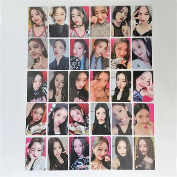 6Pcs/Set KPOP ITZY Album CHESHIRE Photocards față-Verso LOMO Card Lia Ryujin Astfel Yuna carte Poștală Pentru Fanii de Colectare Cadou G74