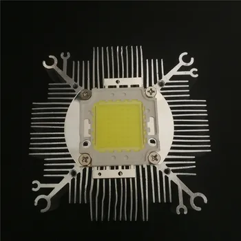 20W 30W 50W 100W Aluminiu led cob radiator pentru led-uri de răcire DIY Led-uri cresc chip Light92X30MM