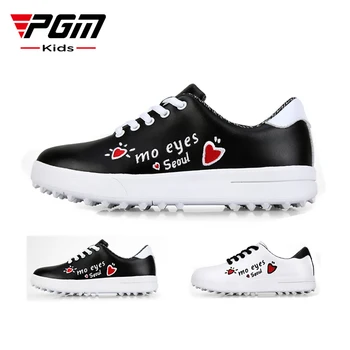 PGM Golf Pantofi pentru Copii Impermeabil Sport Casual Fete Adidași Dantela-Up Respirabil Non-Alunecare XZ121