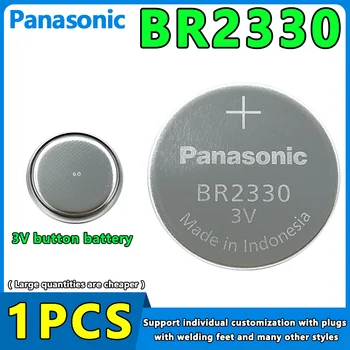 1buc Panasonic BR2330 3V Baterie Buton CR2330 ECR2330 2330 Masina Telecomanda LED Flash Card Instalat Baterii de Monede