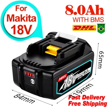 2022 Modernizate Makita 18V BL1860 BL1850B BL1850 BL1840 BL1830 BL1820 BL1815 LXT-400 de Înlocuire 18650 Baterie Litiu