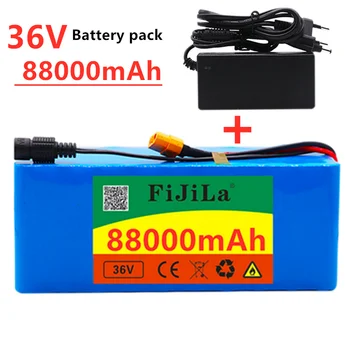 Noi 36V10S4P 88000mAh bateria 500W baterie de mare putere 42V 88000mAh Ebike biciclete electrice BMS 42v baterie cu xt60 plug