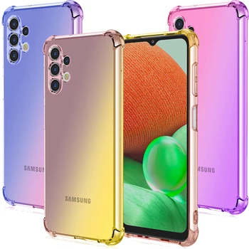 Pentru Samsung Galaxy A13 4G 5G Telefon Caz,Hibrid Drăguț Gradient TPU Spoiler Absorbție de Șoc Flexibil Acoperire pentru Samsung Galaxy A04s