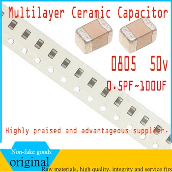 0805 16~50V 4.7 100buc SMD Chip Multistrat Ceramice Condensator de 0,5 pF - 47uF 22pF 100pF 1nF 10nF 100nF 1uF 0.1 uF 2.2 uF 10uF 22uF
