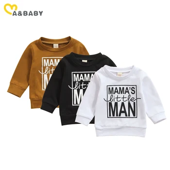 mama si copil 0-3Y Nou-născut Baby Boy tricou Maneca Lunga Scrisoare de Imprimare Tee Toamna Primavara Copilul Copilul de Îmbrăcăminte pentru Băieți