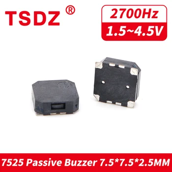 SMD Buzzer 7525 dimension7.5x7.5x2.5mm Pasiv generator de sunet 3.6 v partea de mediu-suna soneria