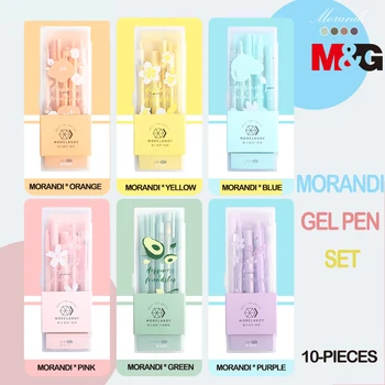 M&G Morandi Pixuri cu Gel Set Multi-Color Gel Pixuri cu Cerneală, cu Rezerve de Epocă Marker Liner 0.5 mm, Pix Cadou de Papetărie de Birou Școală