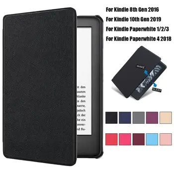 Pentru Amazon 2019 Kindle Paperwhite 4 a 10-a Generație Caz Acoperire Coajă de Protecție Ultra Slim Folio Inteligent Magnetic PU Piele Acoperi