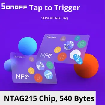 SONOFF Tag NFC Tag-uri Inteligente 215 Chip 540 Bytes Dispozitiv Inteligent În Scenă de Control Suport NFC Telefoane Convenabil de Automatizare
