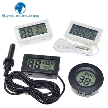 Mini LCD termometru digital folosit pentru congelator temperatura - 50-110℃ frigider termometru de interior si exterior rezistent la apa sonda