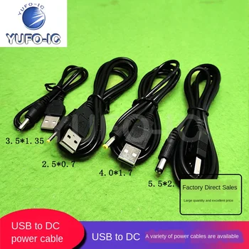 Gratuit Nava 5pcs USB DC Cablu de Încărcare USB de Conversie a energiei Linia de 5V Putere DC5.5 4.0 mm la 3,5 mm la 2,5 mm, 2.0 mm