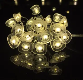 Led-uri LED de forma de animale Lumină Partidul Decor Lumini cutie baterie