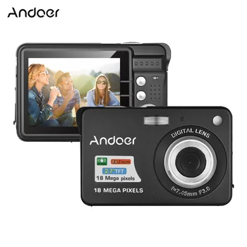 Andoer 18M 720P HD aparat de Fotografiat Digital 8X Zoom Digital Anti-shake 2.7