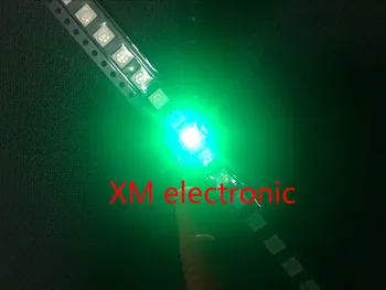 100buc 5050 SMD Verde PLCC-6 3-CHIPS-uri 9000 MCD Ultra Luminos LED-uri de Înaltă calitate diode emițătoare de lumină 5050 LED Verde 5050 Diode