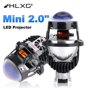 Mini 2.0 inch Bi Faruri LED Proiector Lentilă Pentru H4/H7/9005/9006 Faruri LED Pentru Auto Motociclete de CONDUS Masina Lentile de Aducere 70W