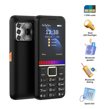 SERVO 2175 telefon Mobil Dual Lanterna Difuzor Bluetooth Sun Magic Voice HD Camera Neagră Video Player Butonul Telefon Mobil