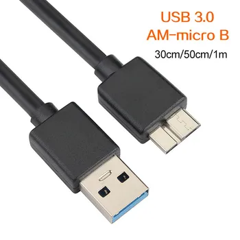 Micro B C USB 3.0 Cablu de Tip C la USB 3.0 Micro-B Conector de Cablu 5Gbps Hard Disk Extern Cablu Disc pentru Hard Disk de Calculator