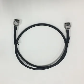 50ohm RG6 Cablu Coaxial Negru 1 Metru de Cablu N bărbat la N de sex Masculin connecto Pierderi Reduse pentru Conectarea mobil semnal repeater pentru splitter