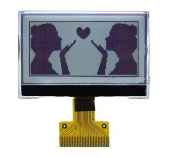30PIN COG 12864 Ecran LCD ST7567R IC 3.3 V Iluminare din spate Alb Interfață Paralelă