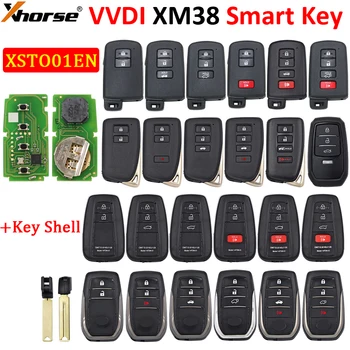 Xhorse XSTO01EN VVDI Universal.T Smart Key Pentru Toyota XM38 Cheie Inteligentă 4D 8A 4A Toate într-Un singur Sprijină Rescrie cu Cheie Auto Shell