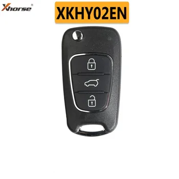 Xhorse XKHY02EN Sârmă Cheie de la Distanță Pentru Hyundai Flip 3 Butoane engleză