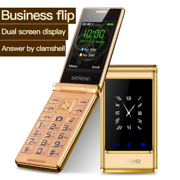 Flip Ecran Tactil Dublu Ecran Telefon A15 Dual Sim Ieftine Senior Telefon Mobil Vârstnicul Clapetă