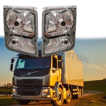 1Pair 24V Far Și Lampă de Colț Asamblare se Potrivesc Pentru Volvo Vm Camion Lumină Față 20818775 20818765