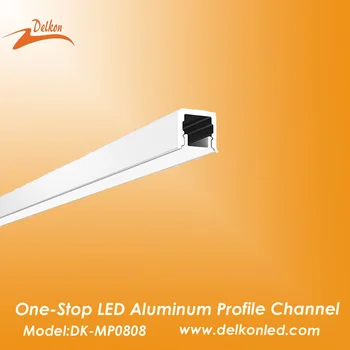 8*8mm Super Slim LED Profil Aluminiu U Forma cu calea Lactee Difuzor Capac pentru Cabinetul de Iluminat