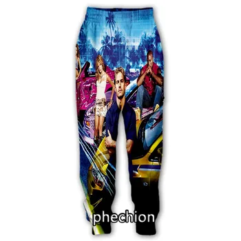 Phechion Nouă Bărbați/Femei Paul Walker 3D Imprimate Pantaloni Casual Streetwear Libertate Sportive Pantaloni Lungi K168