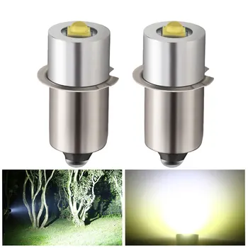2-Bucata E10 BA9S P13.5S Lanterna LED-uri Bec Lampa de la 3V la 6V 9V 12V, 18V 24V LED-uri Bec de Înlocuire Lanterna CREE bec 3V