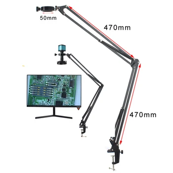 Consolă Universală Suport Reglabil Boom Masă Titularul M6 Montare Pentru Microscop Video Camera