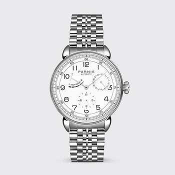 bărbați ceas de mână,mens ceasuri automate PARNIS om mecanice de moda ceas de mână rezistent la apă ceas sapphire reloj top brand de lux