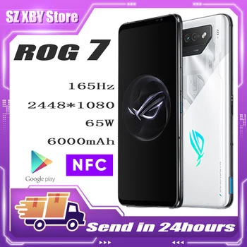 Jocuri Telefon ROG 7 Globală Rom 6.78 inch, Snapdragon 8 Gen 2 165Hz AMOLED 6000mAh 65W Încărcare Rapidă ,NFC