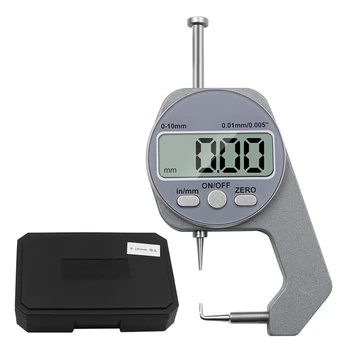 0.01 mm Electronice de măsurare a Grosimii Micrometro Grosime Tester Date de Ieșire 10 mm Micrometru Digital Metru Grosime