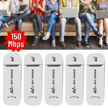 1-5pcs 4G LTE USB Wireless Dongle-ul de Bandă largă Mobilă 150Mbps Stick Modem Router Wireless Adaptor Sim 4G Router Home Office