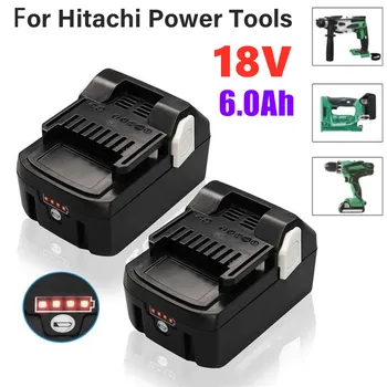 Mare Capacitate de 6000mAh 18V Litiu Acumulator de schimb pentru Hitachi Power Tools BSL1830 BSL1840 DSL18DSAL BSL1815X