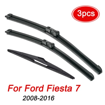 MIDOON Ștergător Față-Spate, stergatoarele Set Pentru Ford Fiesta 7 2008-2016 Parbriz Parbriz Fata Ferestrei din Spate 26