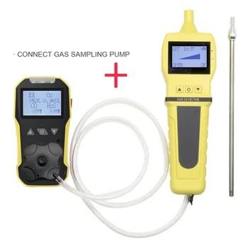 4 ÎN 1 Muiti Analizor de Gaze cu Gaz de Prelevare Pompa de Combustibil de CO O2 H2S Carbon, Monoxid Detector de Scurgeri de Gaze Profesionale de monitorizare a Gazelor