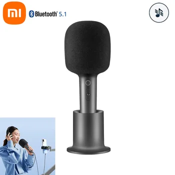 Orignal Xiaomi MIJIA K-Cântec Microfon KTV-Nivelul de Efect de Sunet Stereo|Poate Dubla Duet 9 Tipuri De Efecte de Sunet Interesante 2023