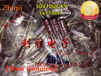 50pcs/100buc 50V 10uF NIPPON CHEMI-CON 50V10UF 5x11mm KY Condensator NCC 10uF 50V Înaltă Frecvență Scăzută Rezistență la Noi, Originale