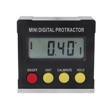 Portabil Inclinometer Unghi Finder Indicator Conice Gage 4 x 90° Nivel Digital Cutie