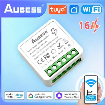 Aubess Wifi 16A MINI Smart Switch Supporte APP Timer de Control Comutator Wireless de Automatizare Compatibil Cu Alexa Google Acasa Nou