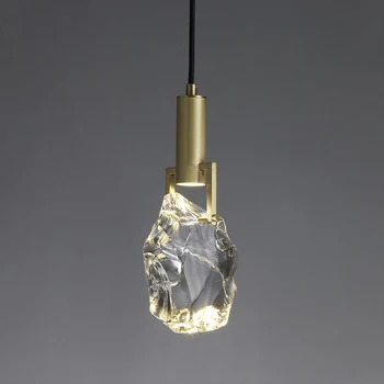 Nordic superba lumina candelabru de cristal de studiu, sala de mese lampă de noptieră designer de creatie living scara candelabru mic