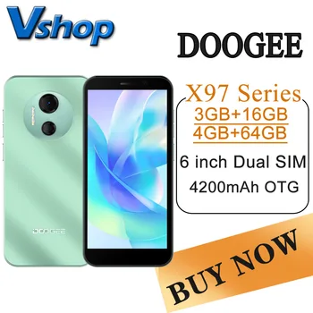DOOGEE X97 Pro telefon Mobil Doogee X97 Smartphone 3GB/4GB 16GB/64GB 6.0
