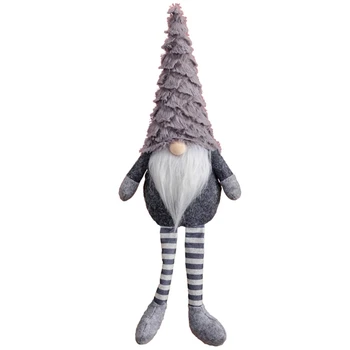 4XFA Gnome Crăciun Decorare Vacanță Spirală Pălărie Manual Třmte Papusa de Plus Acasă Ornamente de Masă Mos craciun Figurine