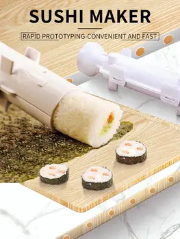 Sushi rapid Producator de Role de Orez Mucegai de Legume Carne de Rulare Gadget-uri DIY Sushi Dispozitiv de Luare a Mașinii Vase de Bucătărie