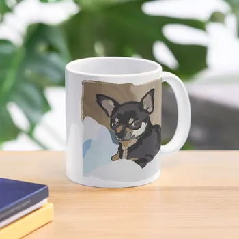 Chihuahua în Pături Cana de Cafea Frumoase Cani de Ceai Cupe de Sticlă